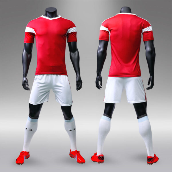 red soccer uniforms