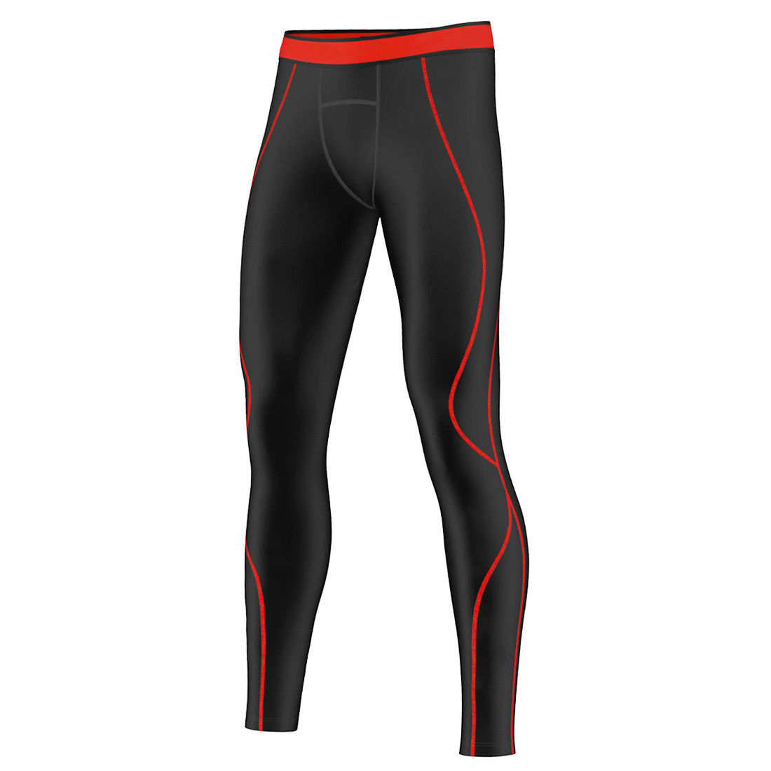 nike red compression tights