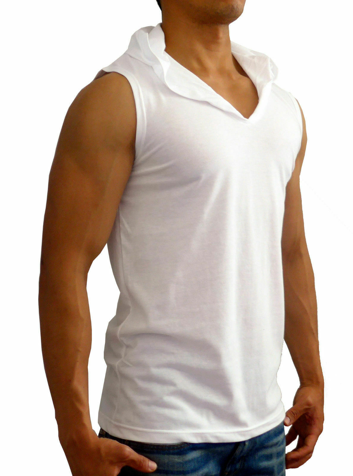 gym tank top hoodie